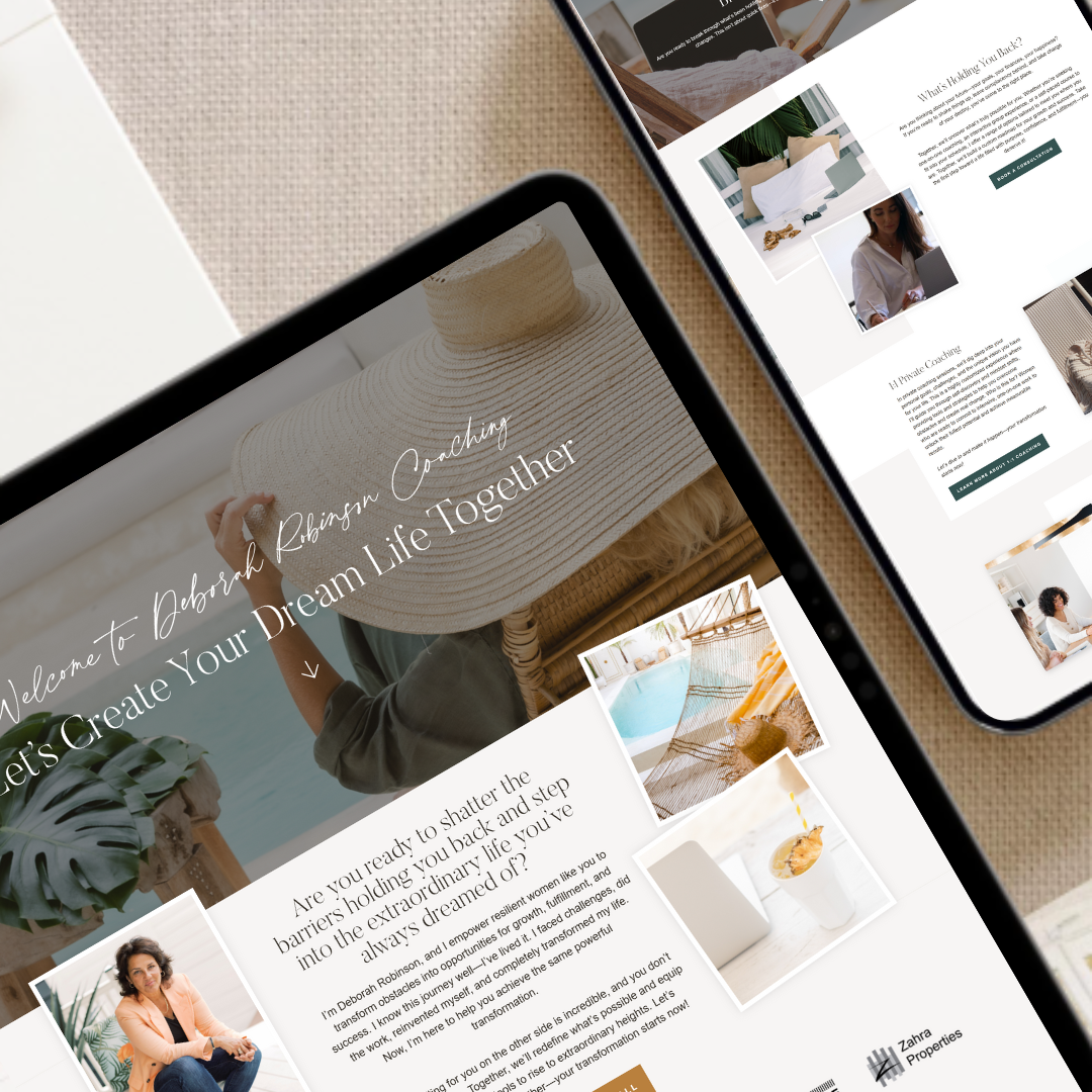 A high-converting website layout featuring strategic design, clear call-to-actions, and an optimized user experience for maximum lead generation.