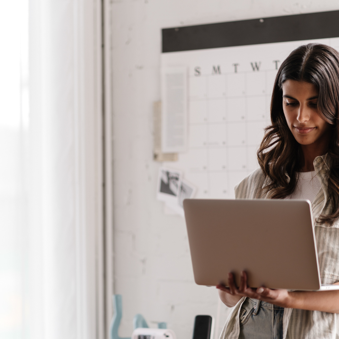 Service-based business owner reviewing website strategy to increase inquiries and revenue